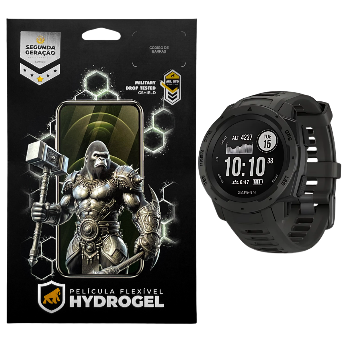 Película para Garmin Instinct - Hydrogel HD 6 Unidades - Gshield