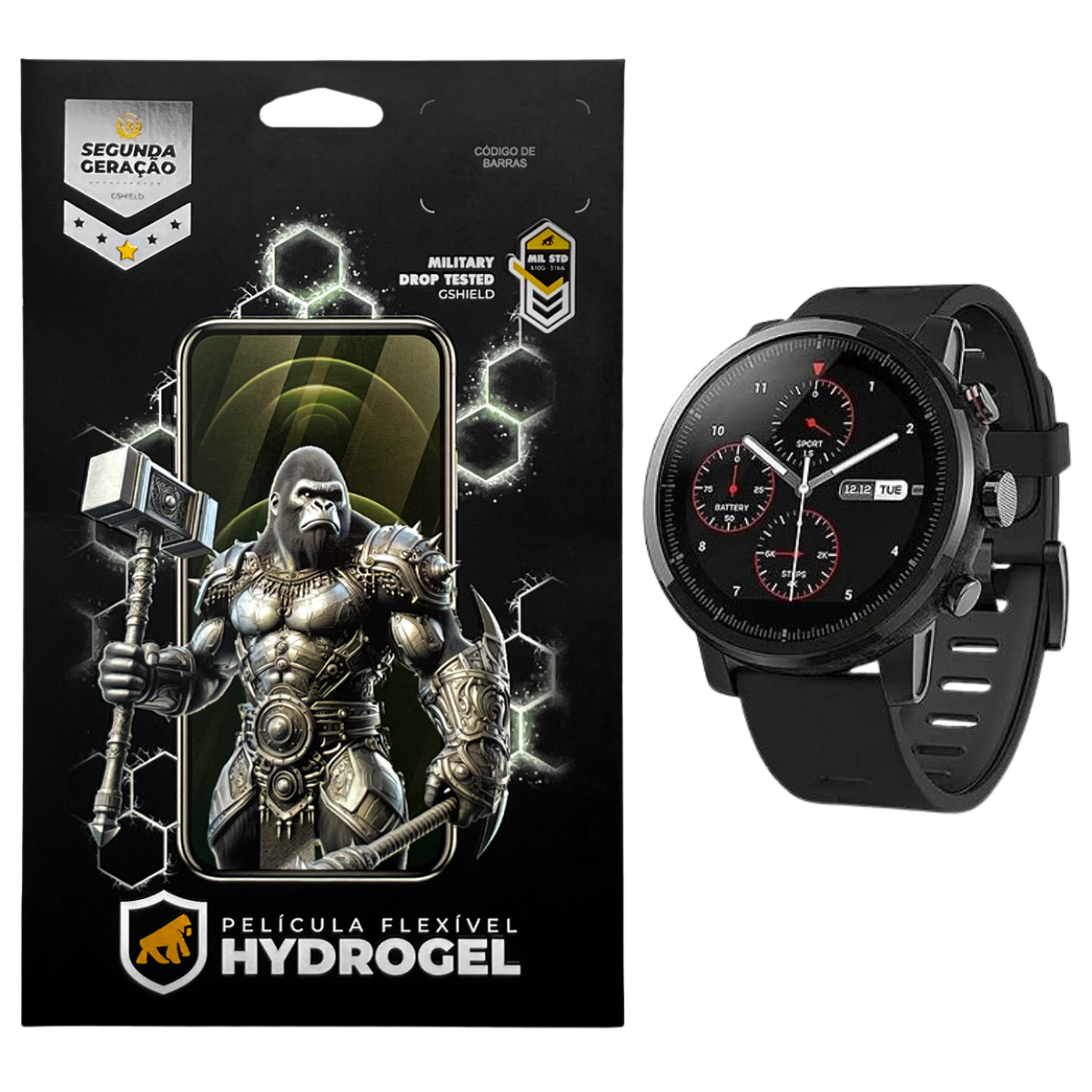 Película para Amazfit Stratos 2 - Hydrogel HD 6 Unidades - Gshield
