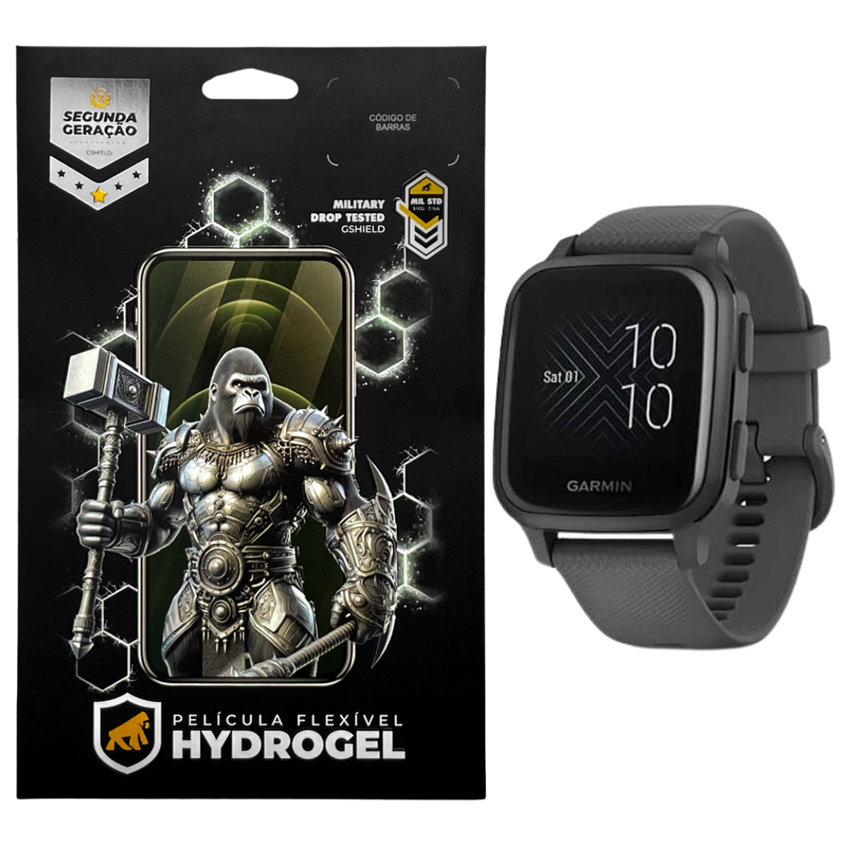 Película para Garmin Venu SQ -Hydrogel HD 6 Unidades - Gshield