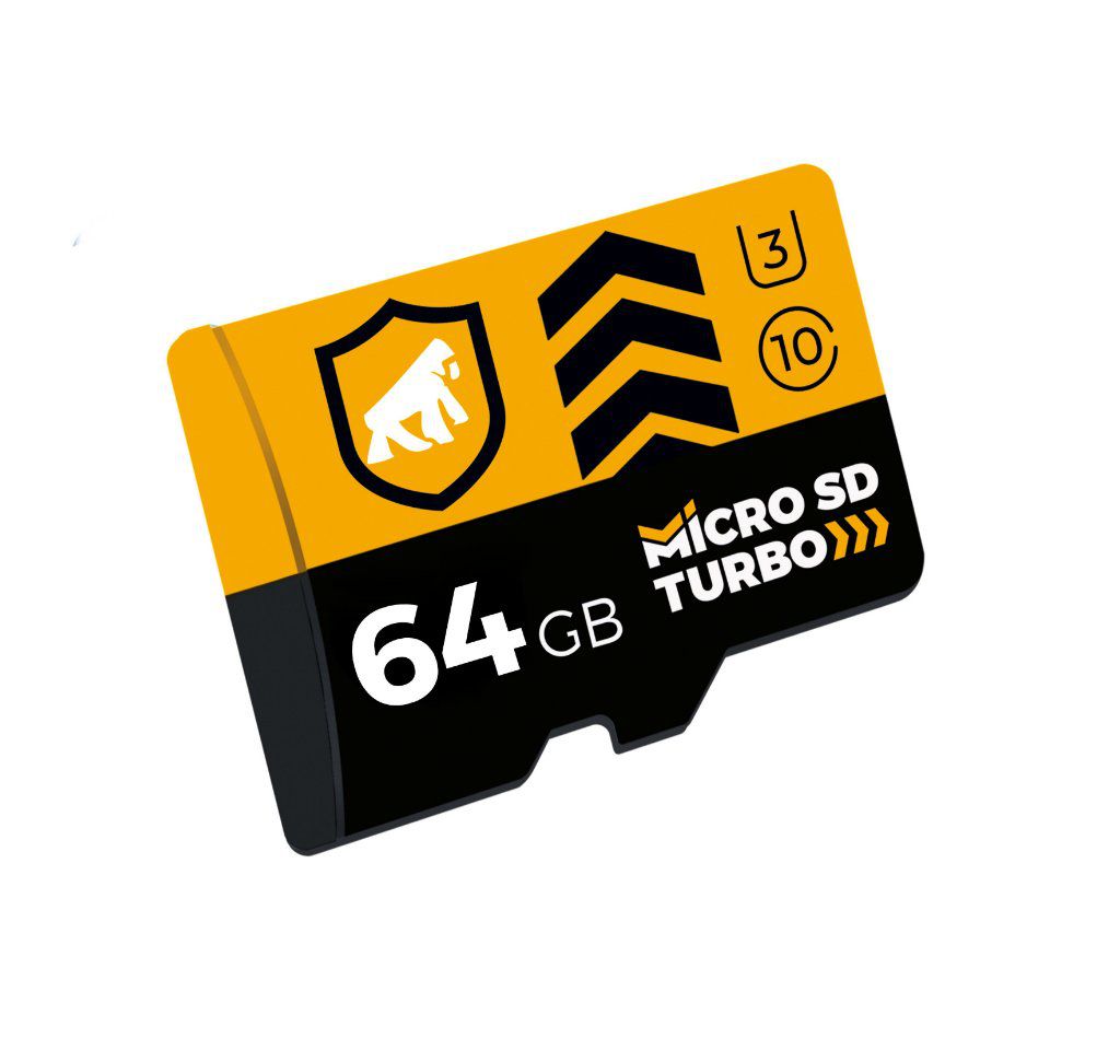 Cartão de memória 64GB para GoPro + Adaptadores - Gshield