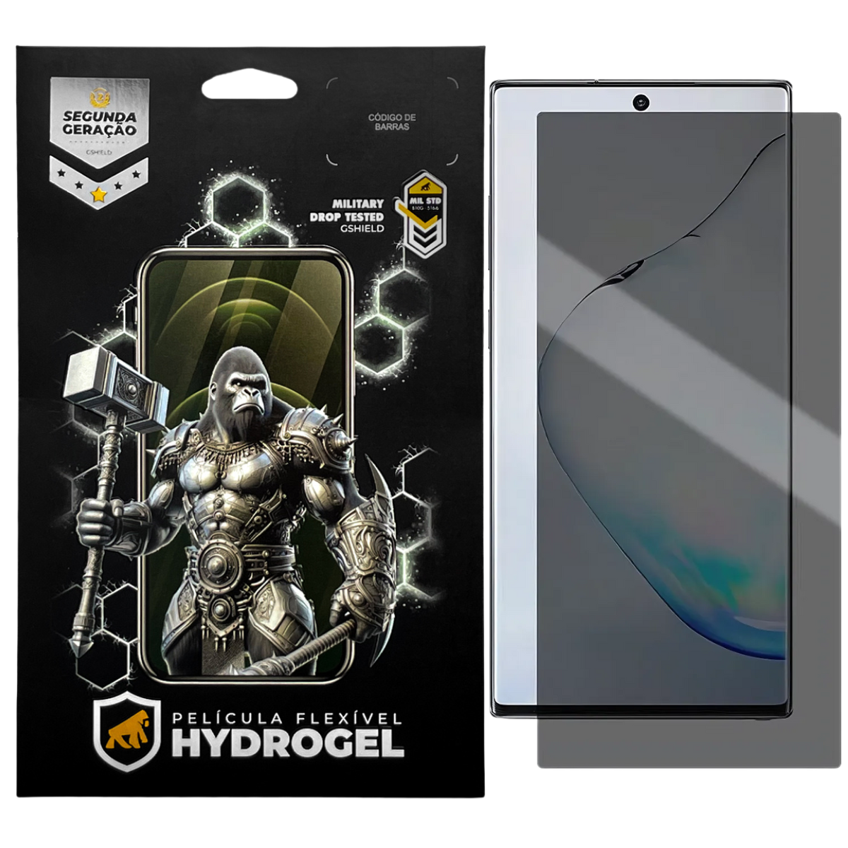 Película para Samsung Galaxy Note 10 Plus - Privacidade Hydrogel - Gshield
