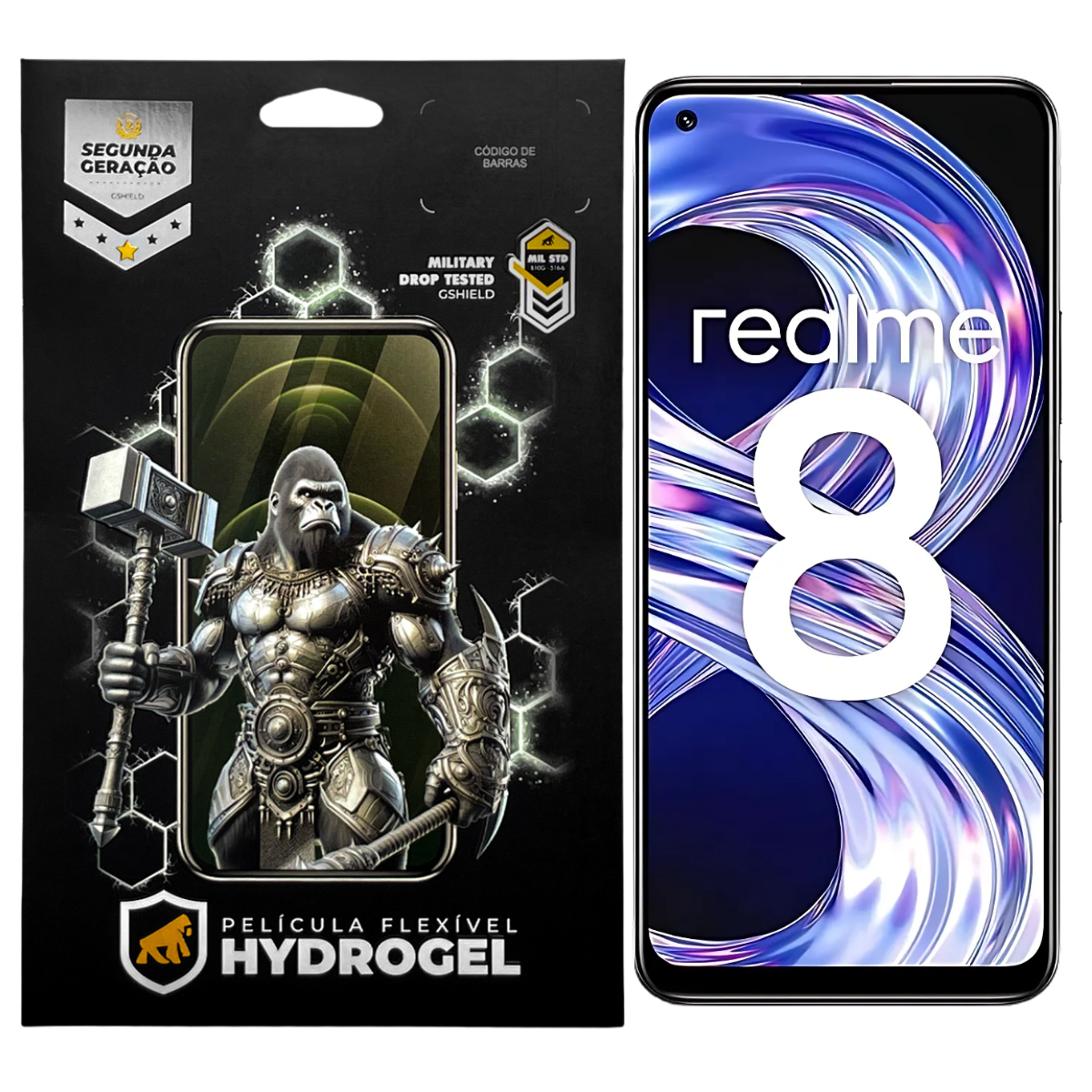 Película para Realme 8 - Hydrogel HD - Gshield