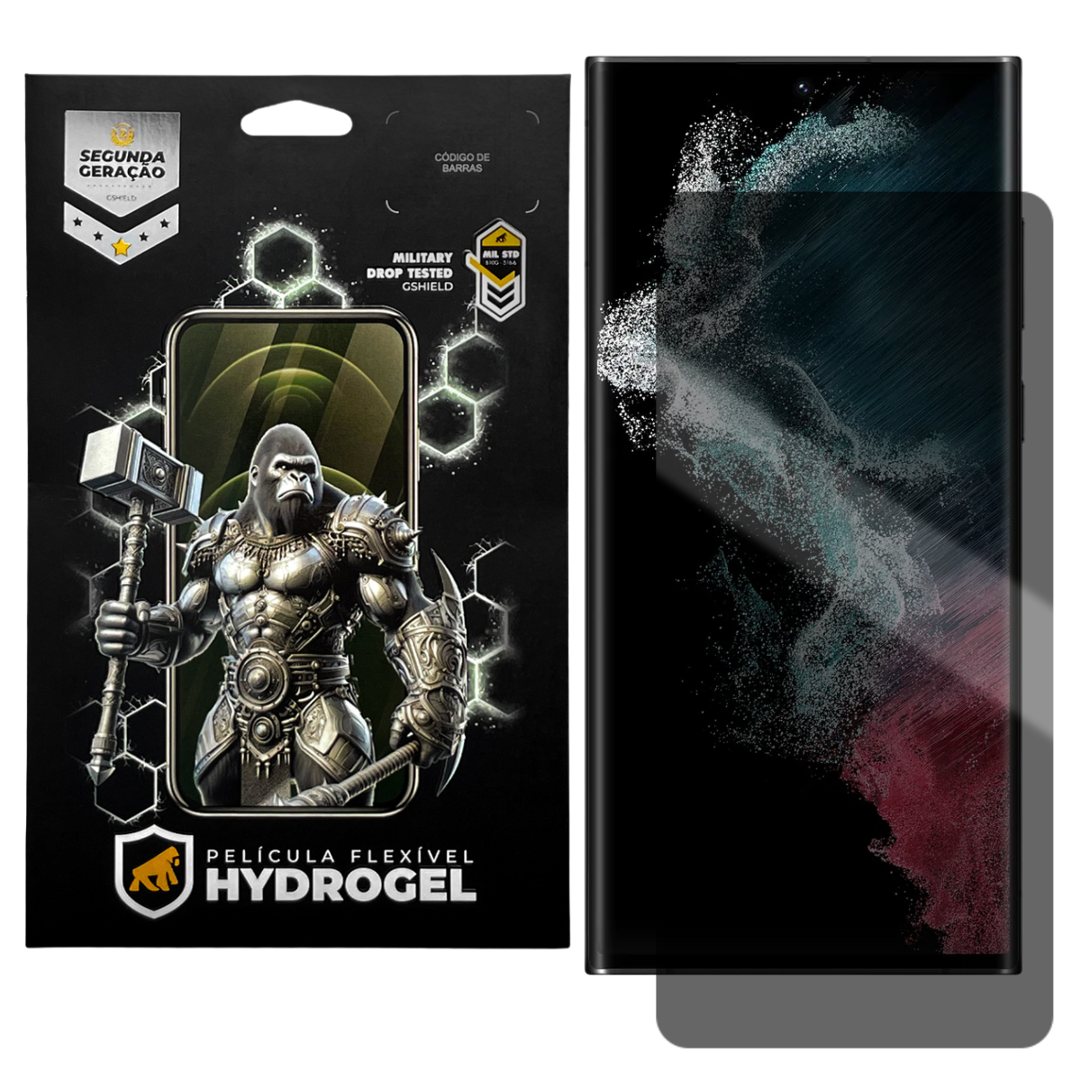 Película para Samsung Galaxy S22 Ultra - Privacidade Hydrogel - Gshield
