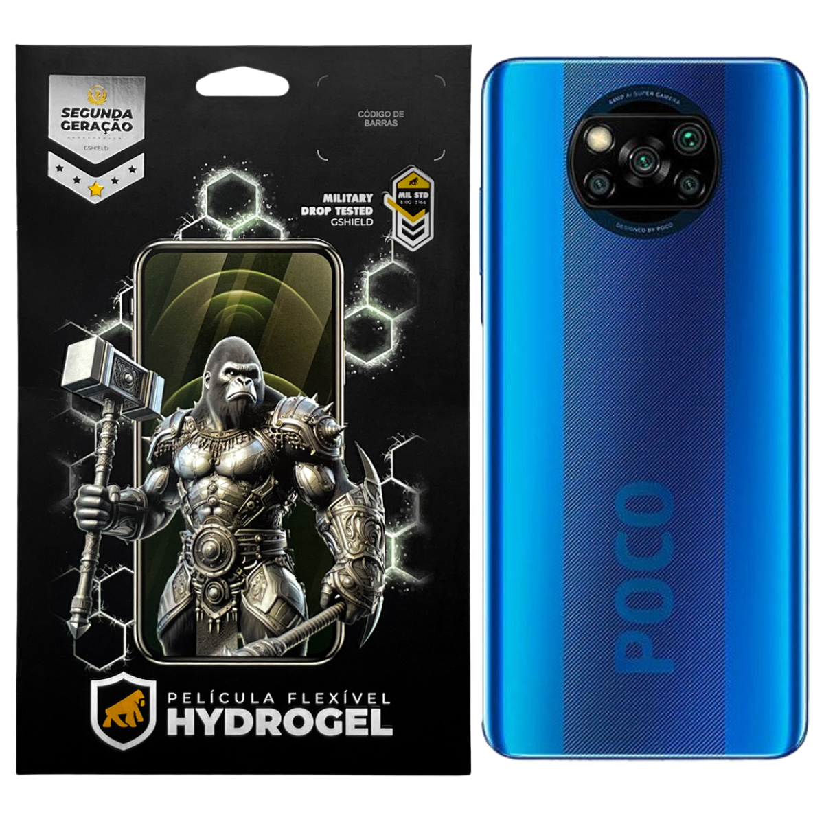Película para Xiaomi Poco X3 / X3 Pro / X3 NFC - Traseira de Hydrogel - Gshield