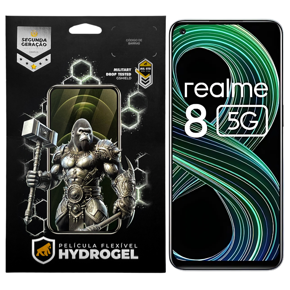Película para Realme 8 5G - Hydrogel HD - Gshield