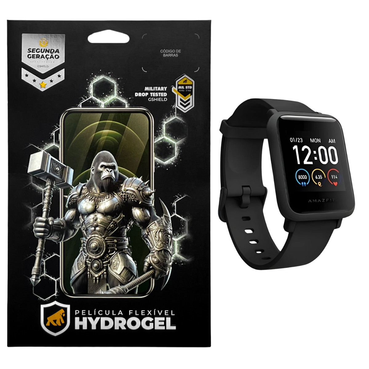 Película para Amazfit Bip S - Hydrogel HD - Gshield