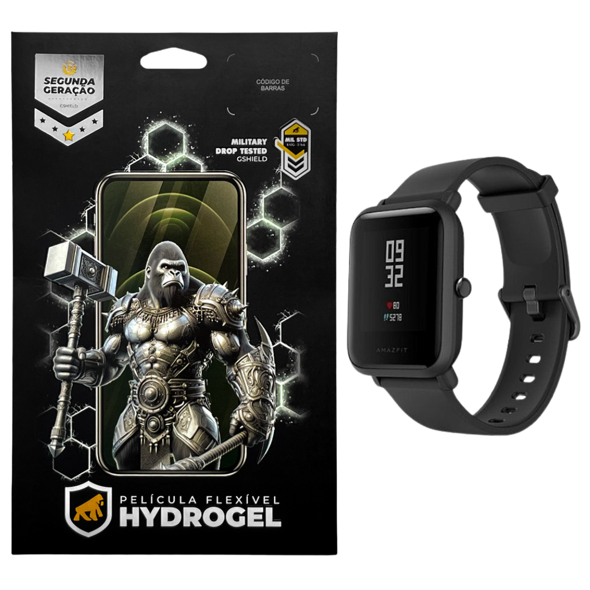 Película para Amazfit Bip lite - Hydrogel HD 6 Unidades - Gshield
