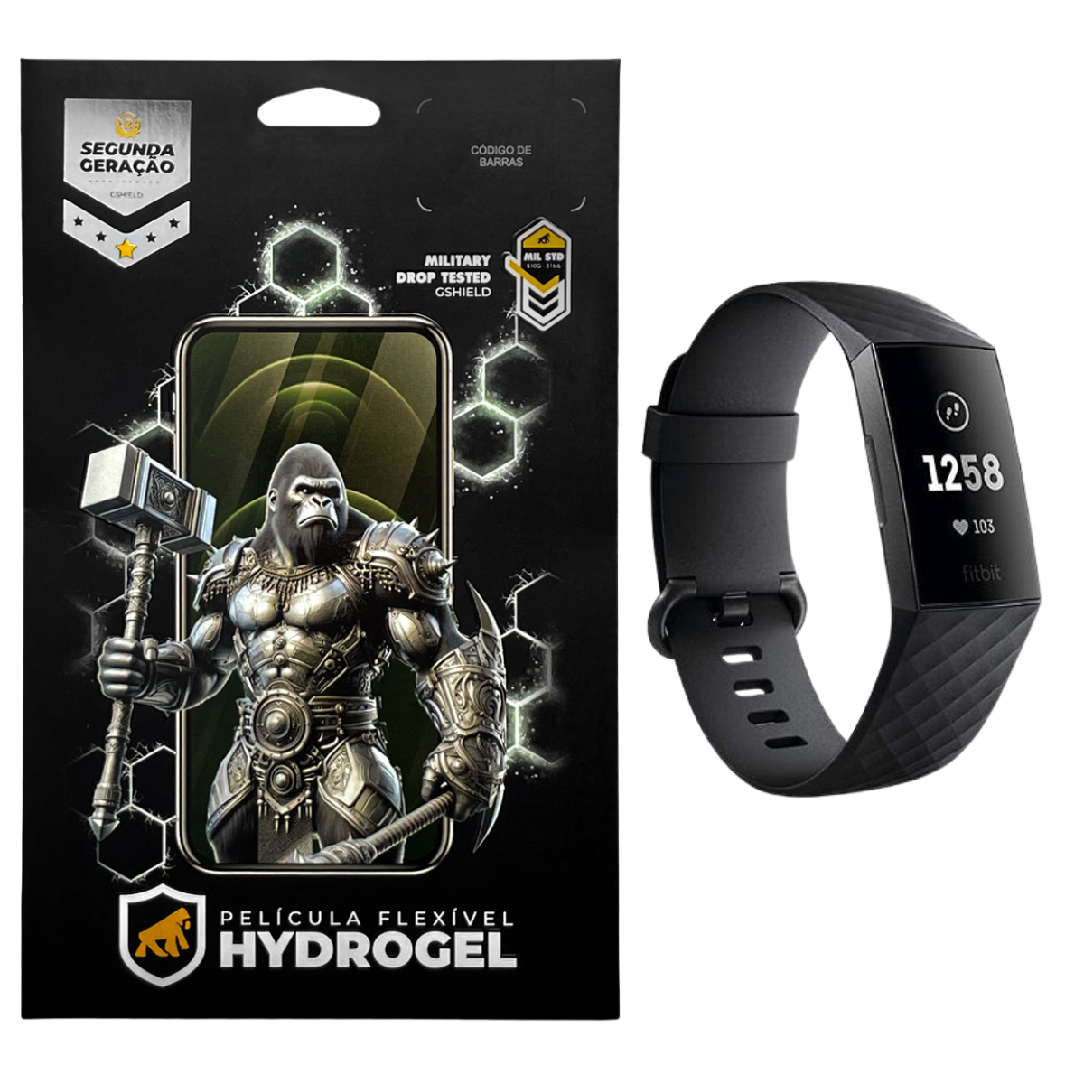Película para Fitbit Charge 3 - Hydrogel HD - Gshield