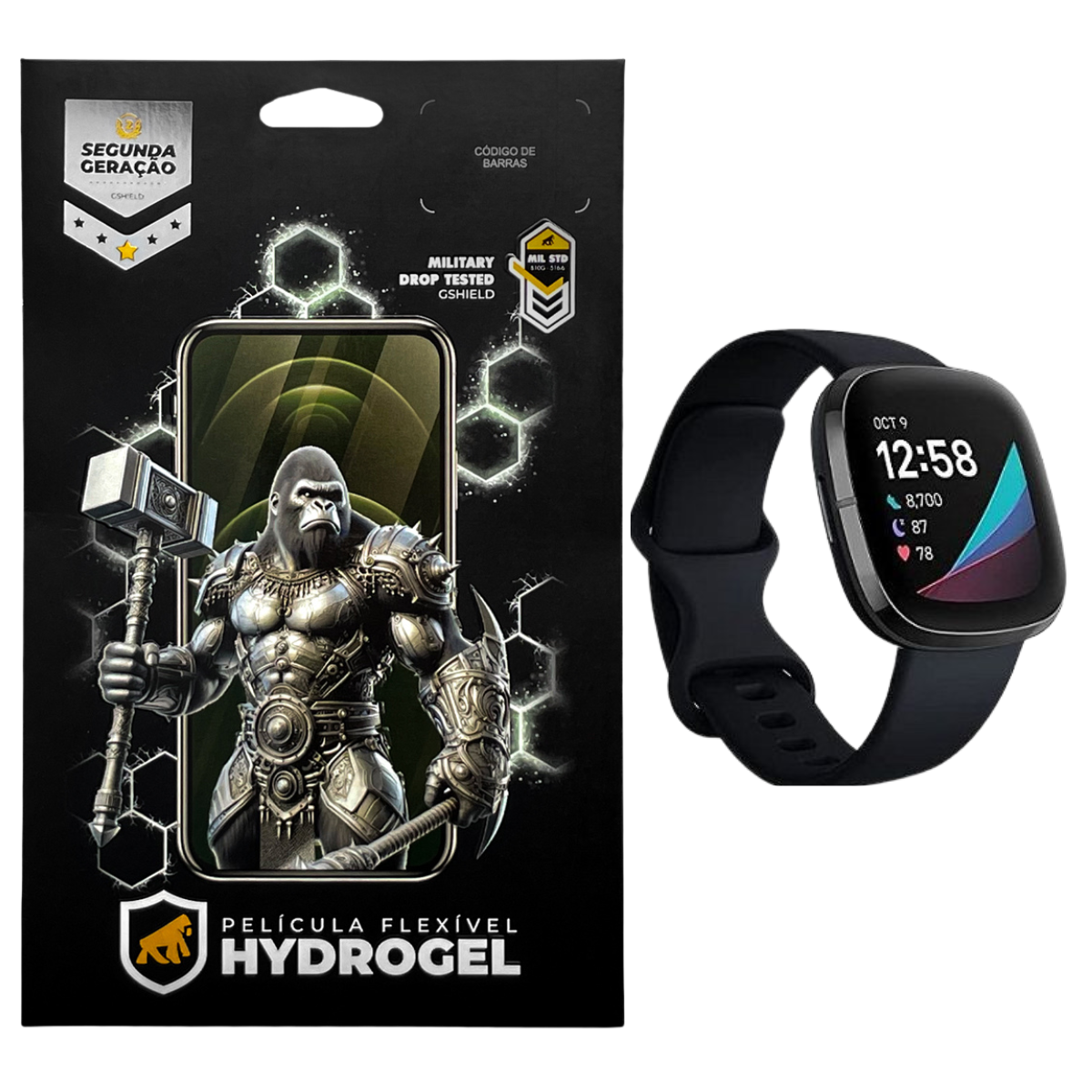 Película para Fitbit Sense - Hydrogel HD - Gshield