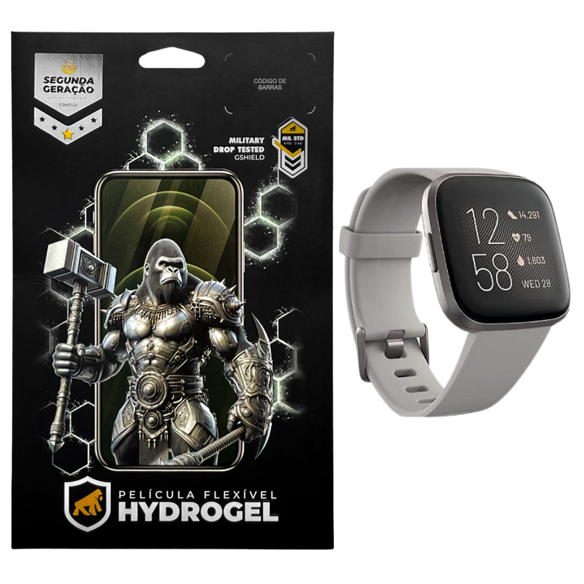 Película para Fitbit Versa 2 - Hydrogel HD - Gshield