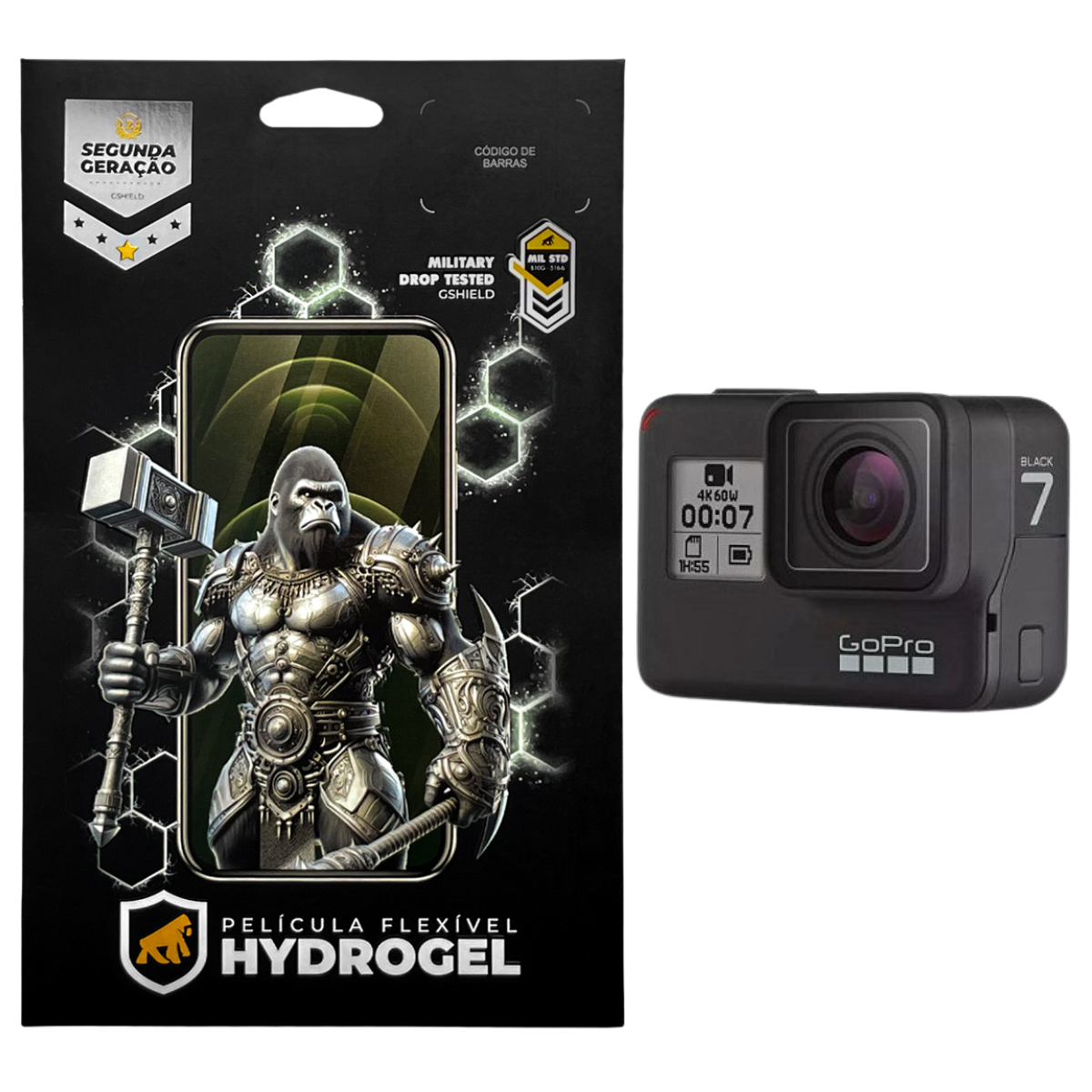 Película para Gopro Hero 7 black - Hydrogel HD - Gshield