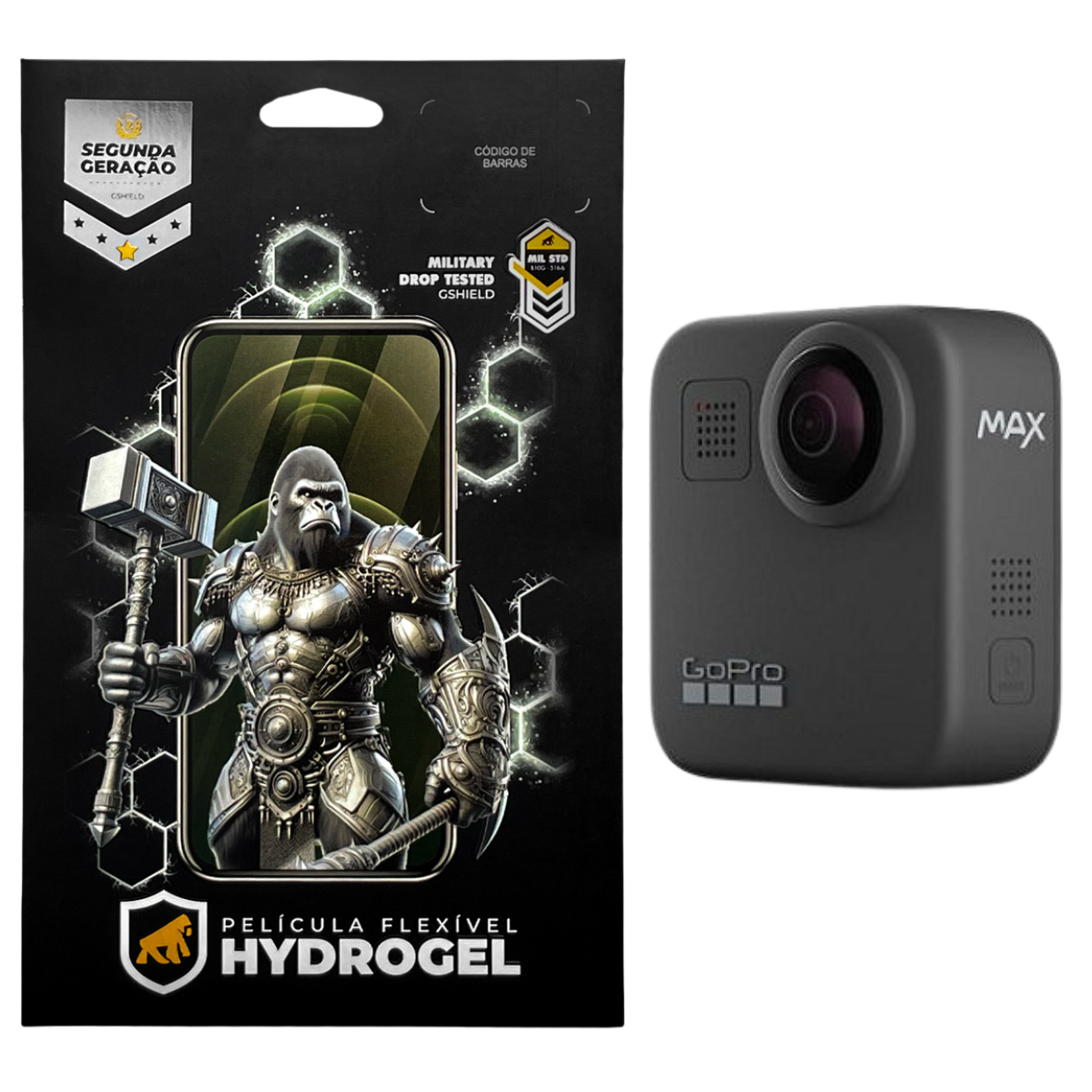 Película para Gopro Max - Hydrogel HD - Gshield