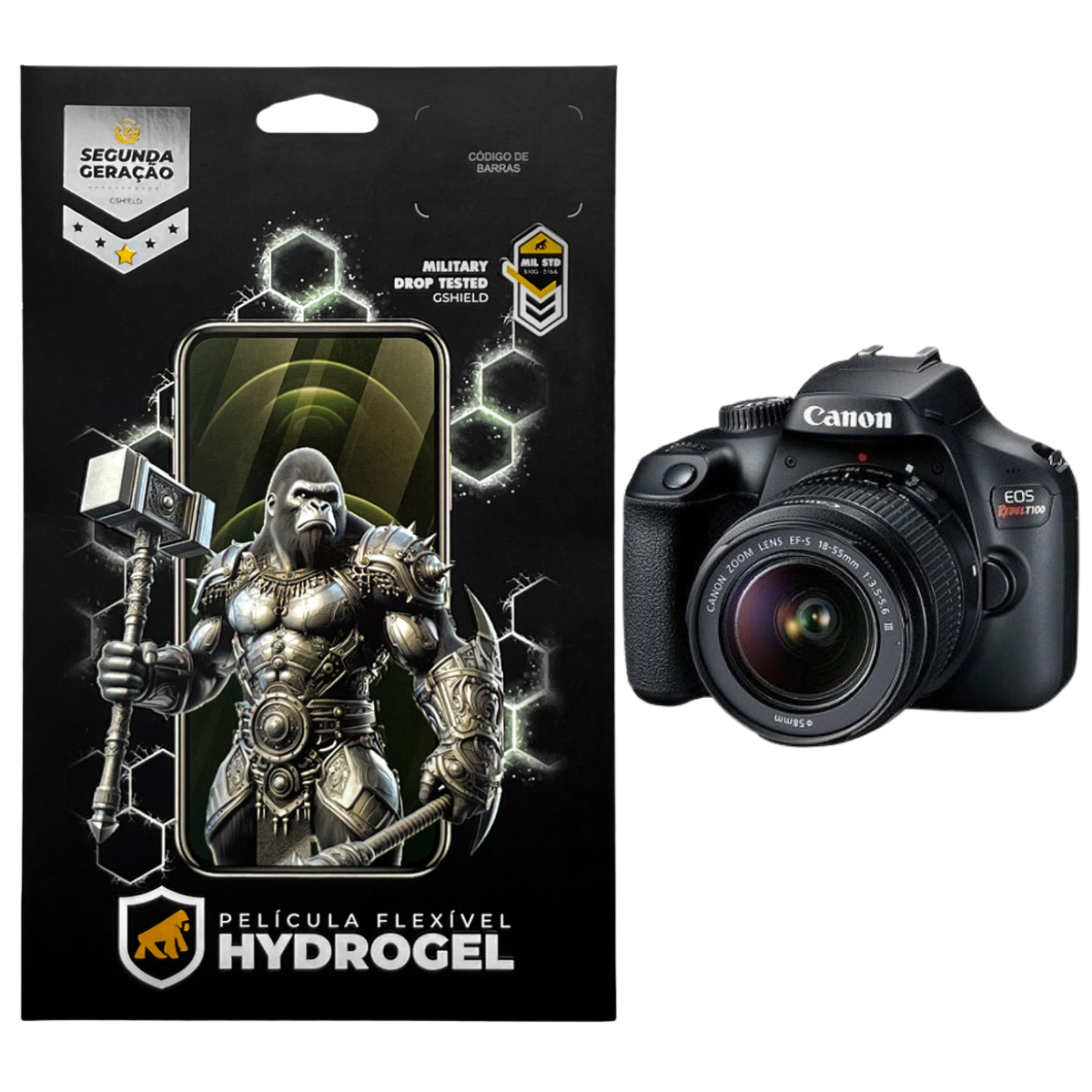 Película para Canon EOS Rebel T100 - Hydrogel HD - Gshield