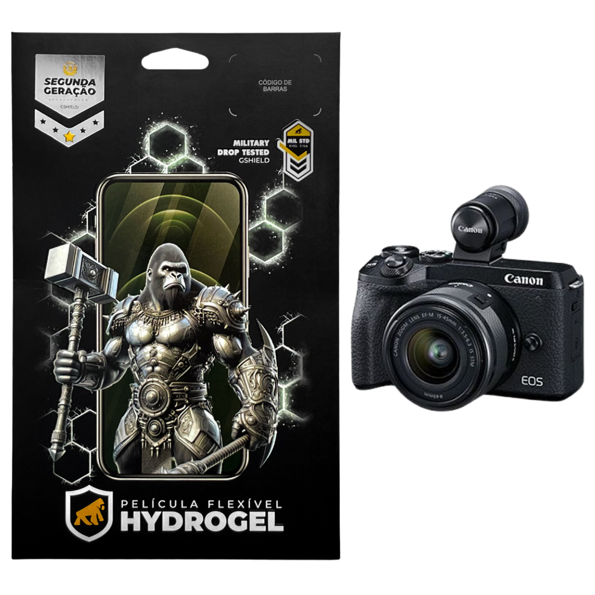 Película para Canon EOS M6 Mark II - Hydrogel HD - Gshield