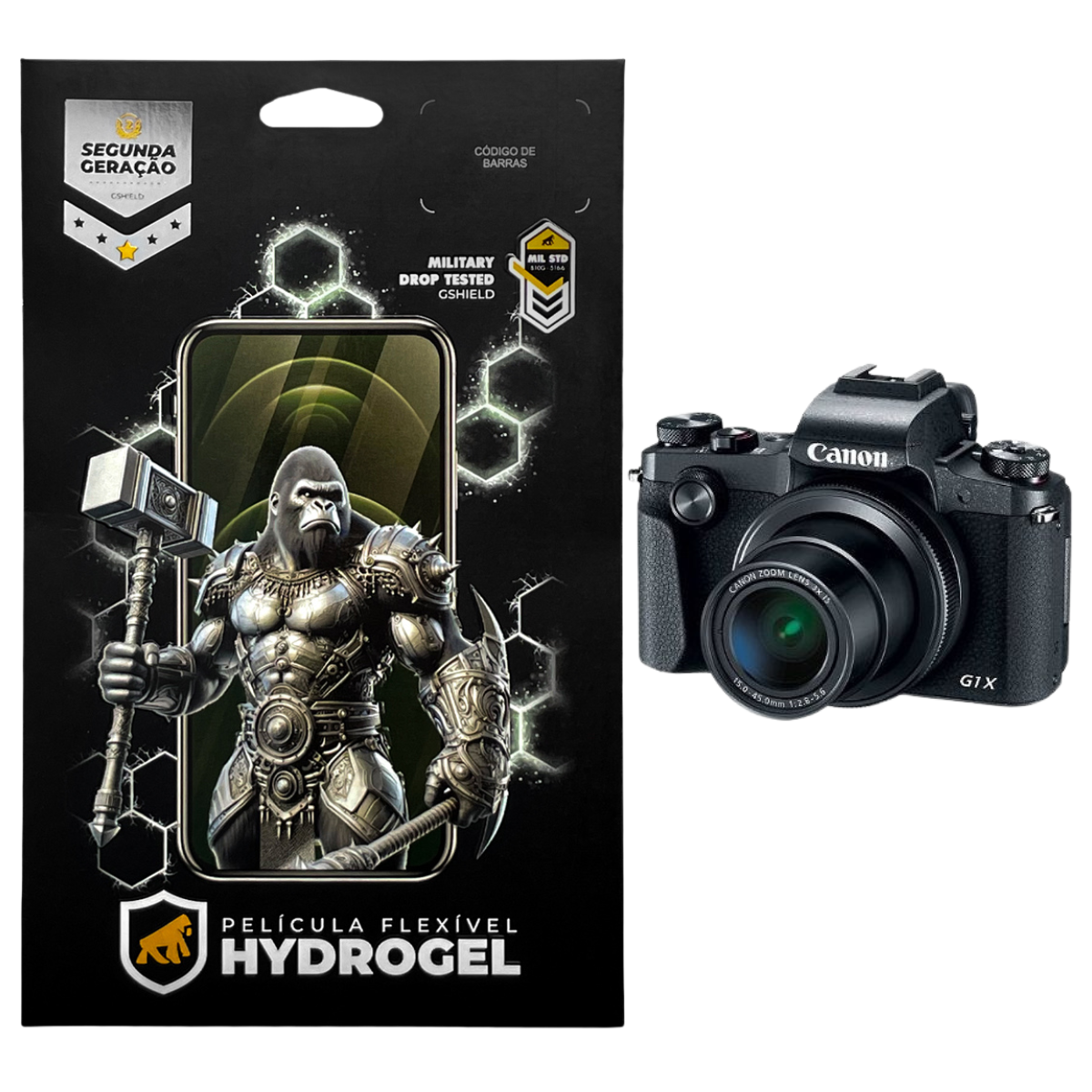 Película para Canon Powershot G1 X Mark III - Hydrogel HD - Gshield