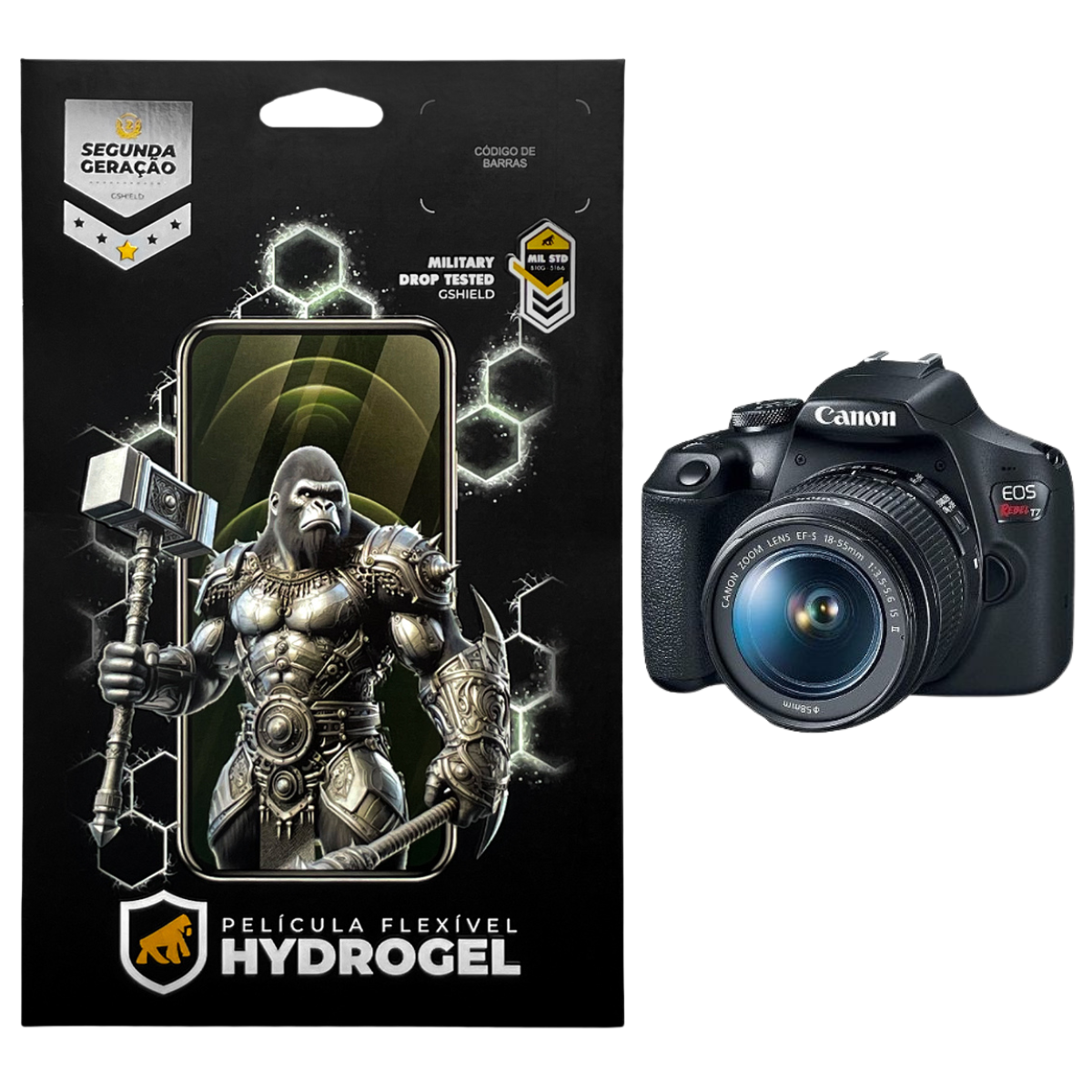 Película para Canon EOS Rebel T7 DSLR - Hydrogel HD - Gshield