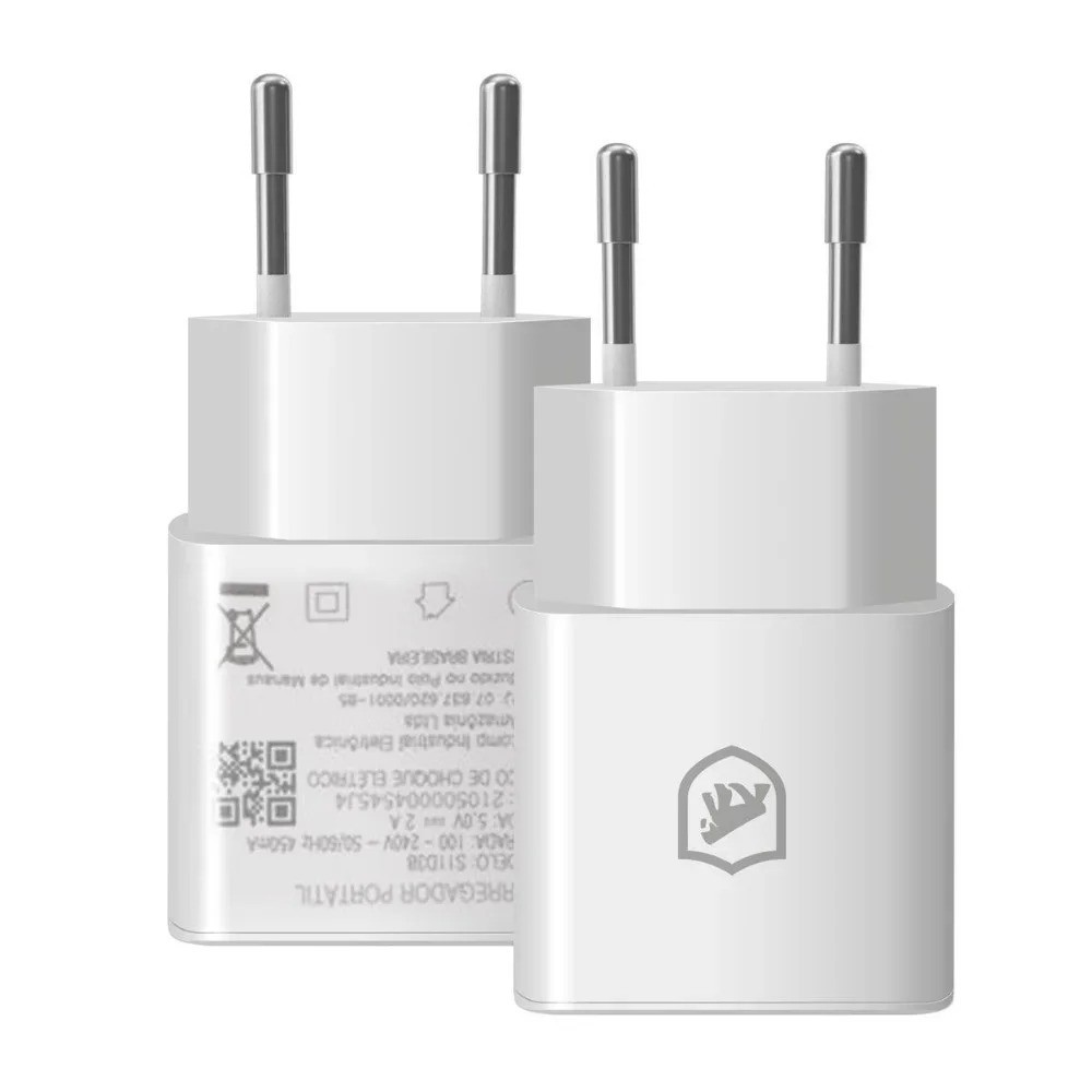 Kit Carregador 10W + Cabo Micro Usb V8 - Nano Mob - Gshield - foto 4