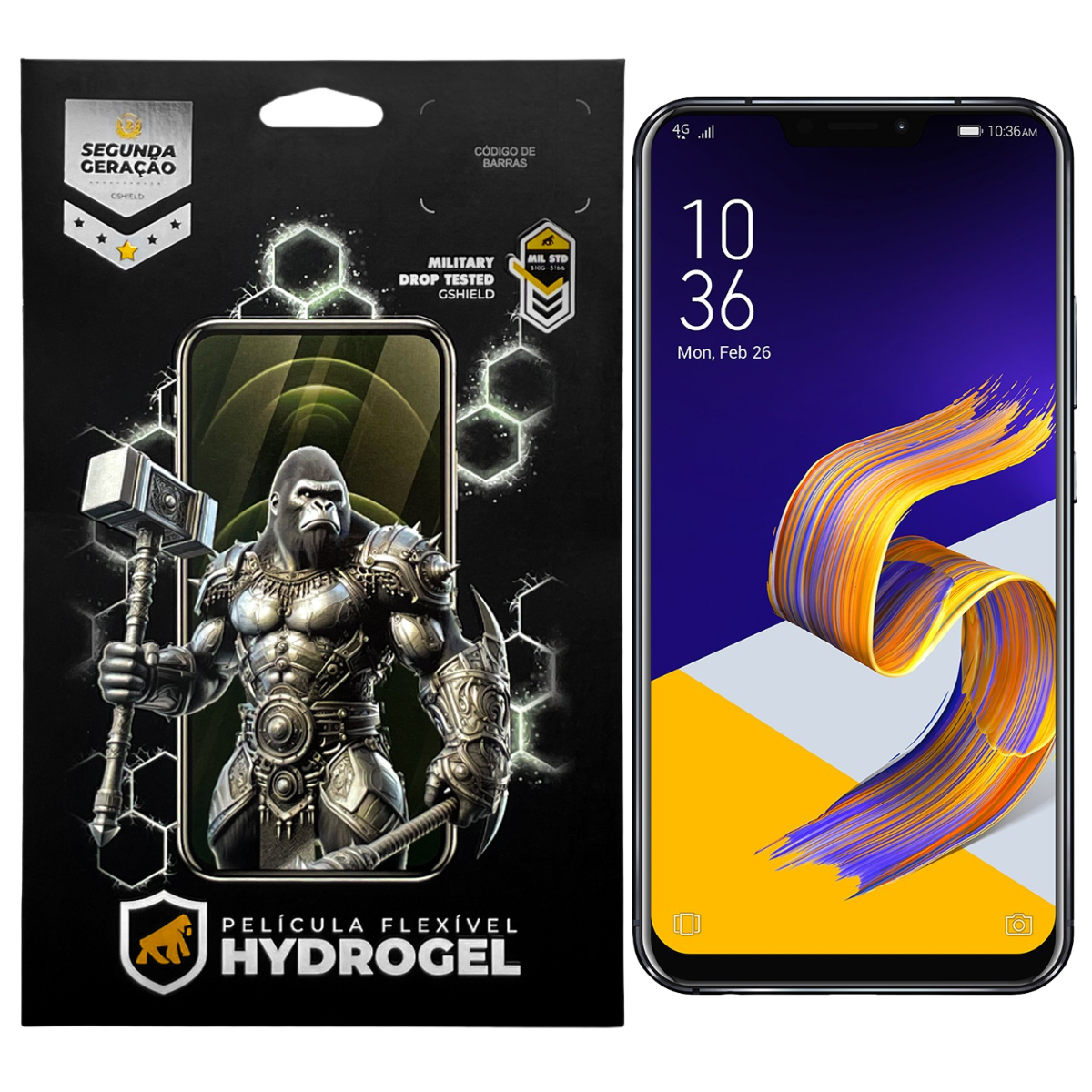 Película para Zenfone 5 - Hydrogel Fosca - Gshield