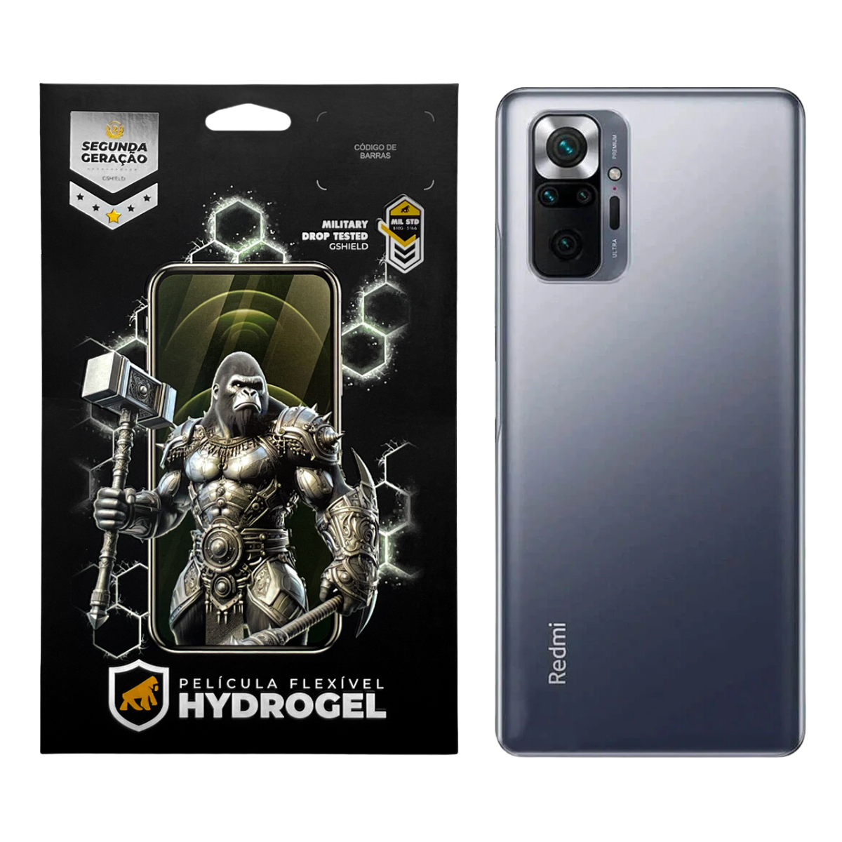 Película para Xiaomi Redmi Note 10 Pro - Traseira de Hydrogel - Gshield