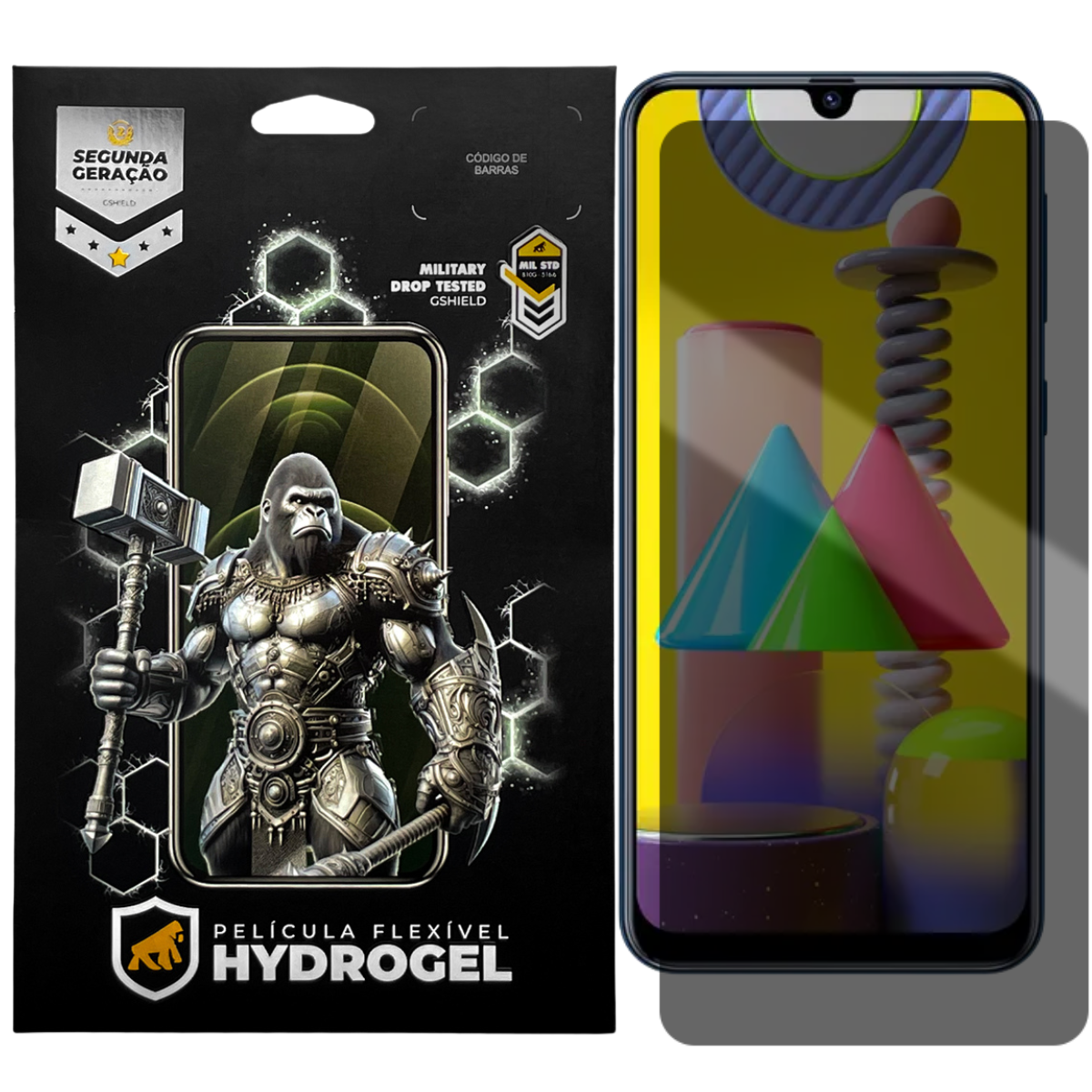 Película para Samsung Galaxy M31 - Privacidade Hydrogel - Gshield