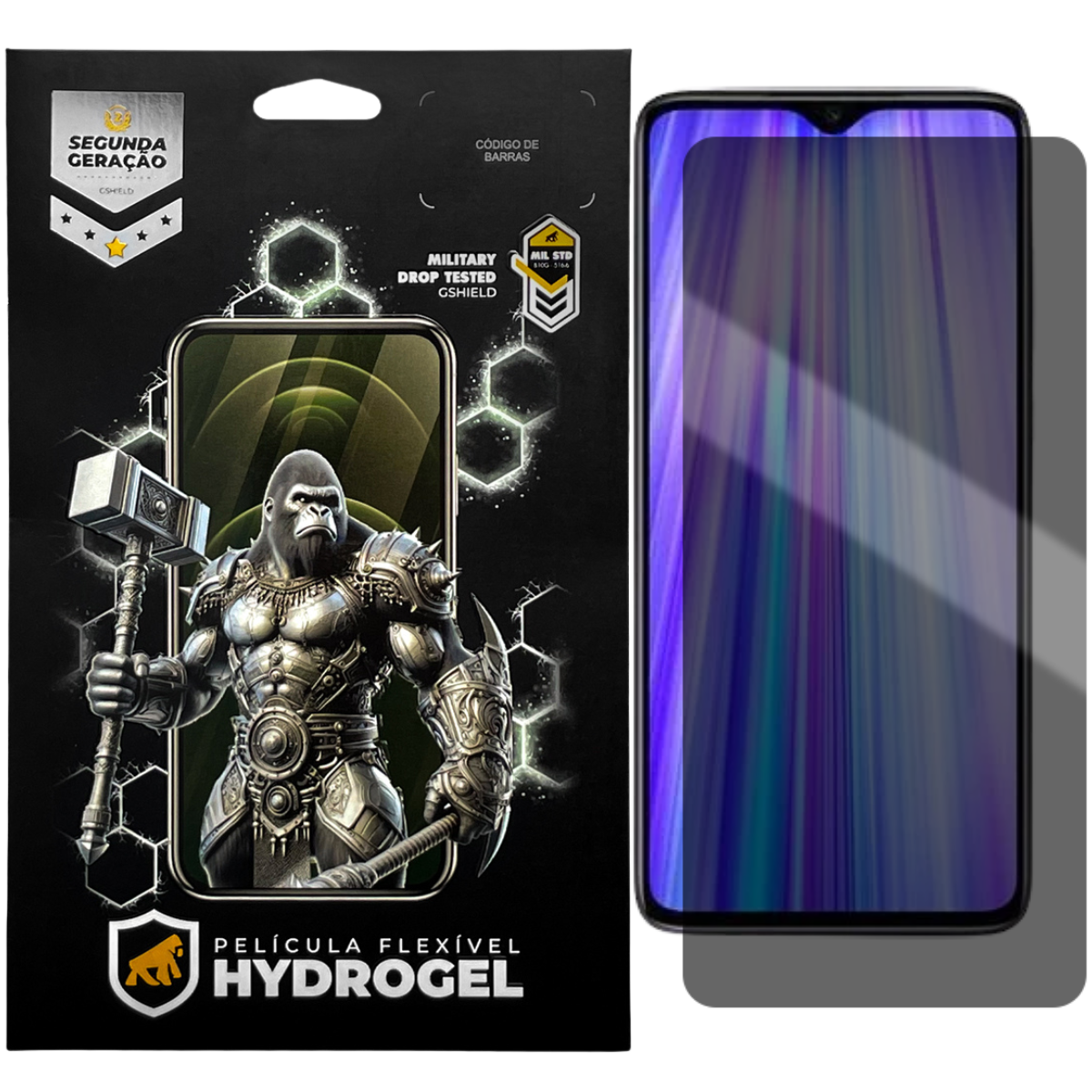 Película para Xiaomi Redmi Note 8 Pro - Privacidade Hydrogel - Gshield