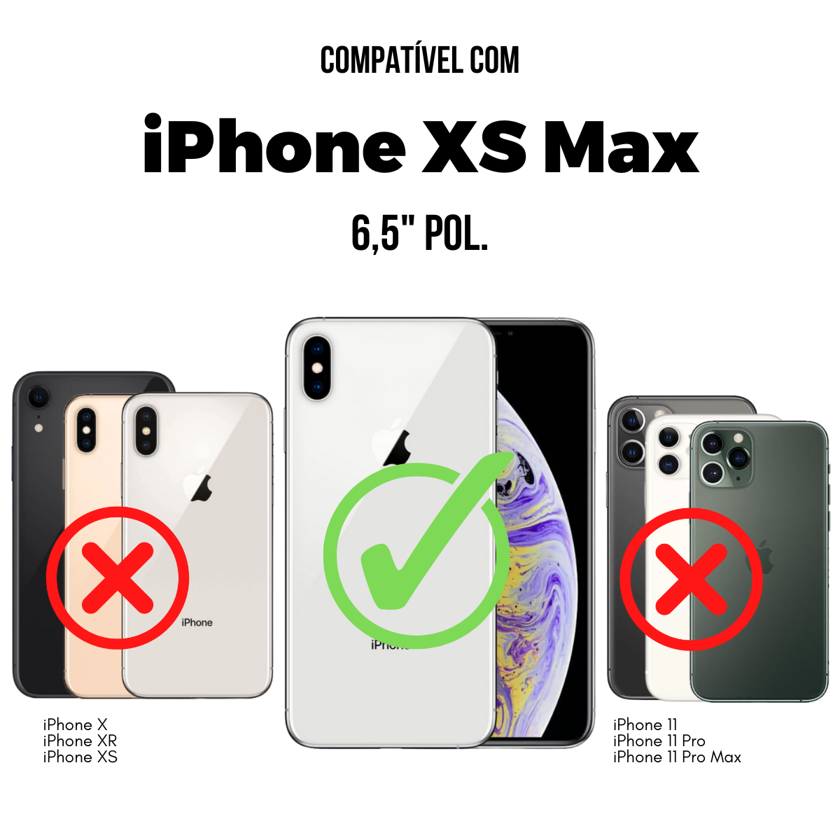 Capa MagSafe para iPhone XS Max - Transparente - Gshield
