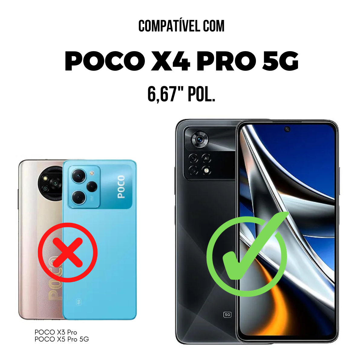 Capa para Xiaomi Poco X4 Pro 5G - Snap Guardian - Gshield