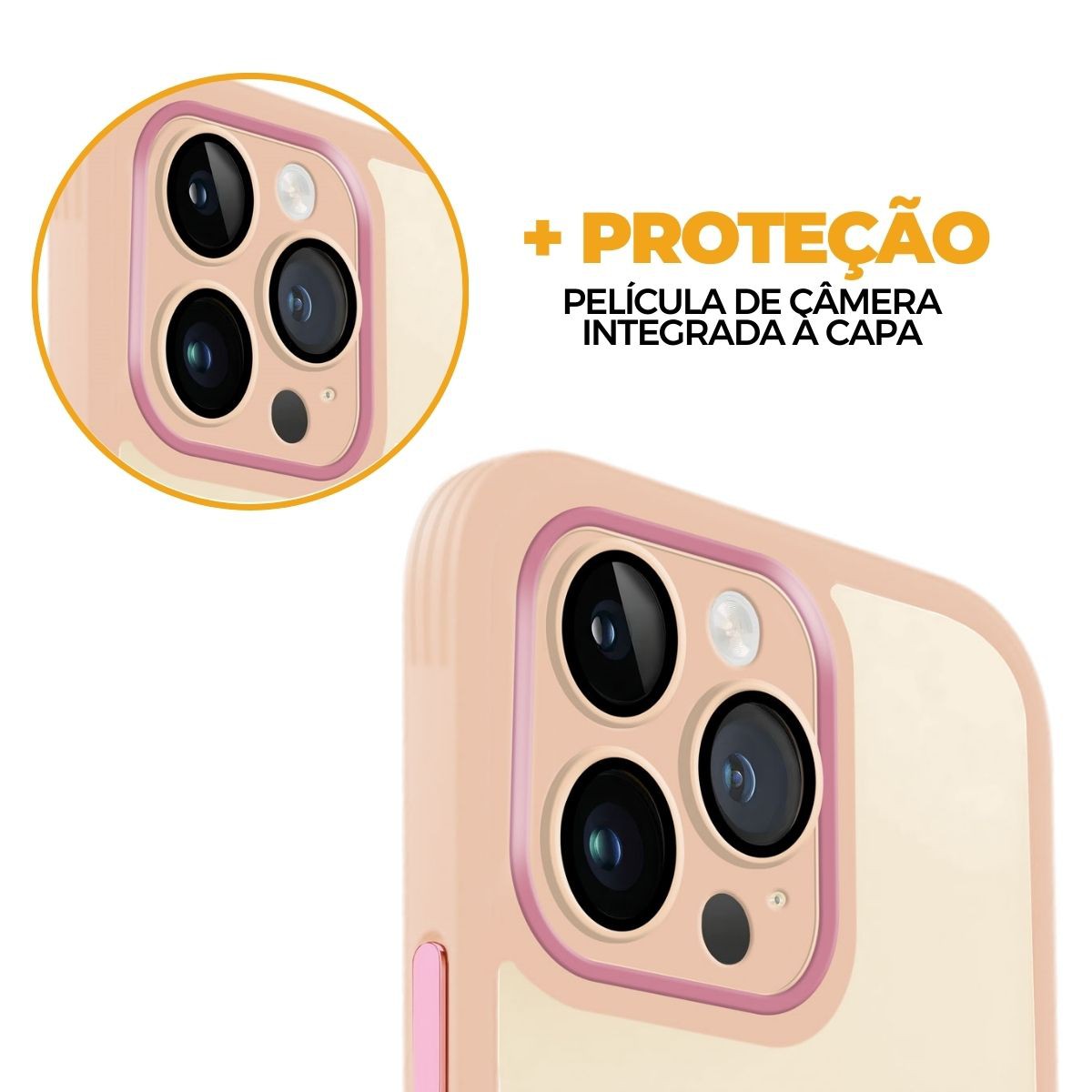 Capa para iPhone 11 Pro Max - Lite Rosa - Gshield