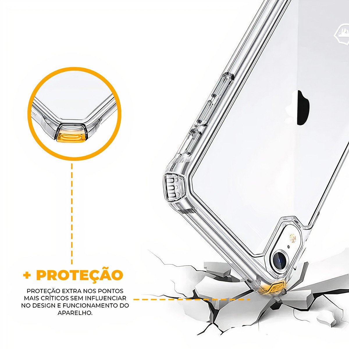 Capa para iPhone XR - Clear Proof - Gshield - foto 3