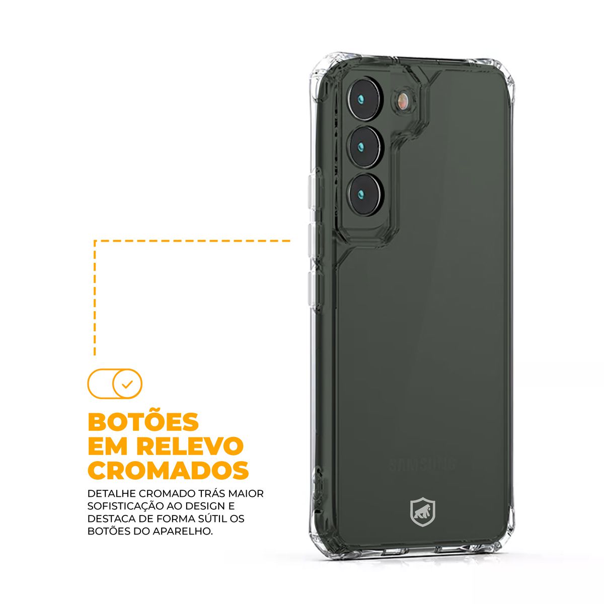 Capa para Samsung Galaxy S22 Plus - Clear Proof - Gshield