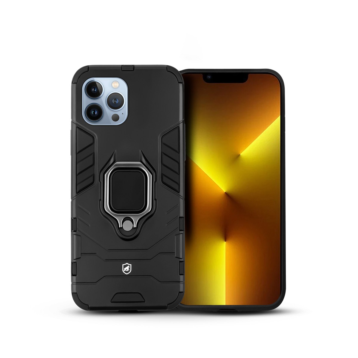 Capa para iPhone 13 Pro Max - Defender Black - Gshield - foto 3