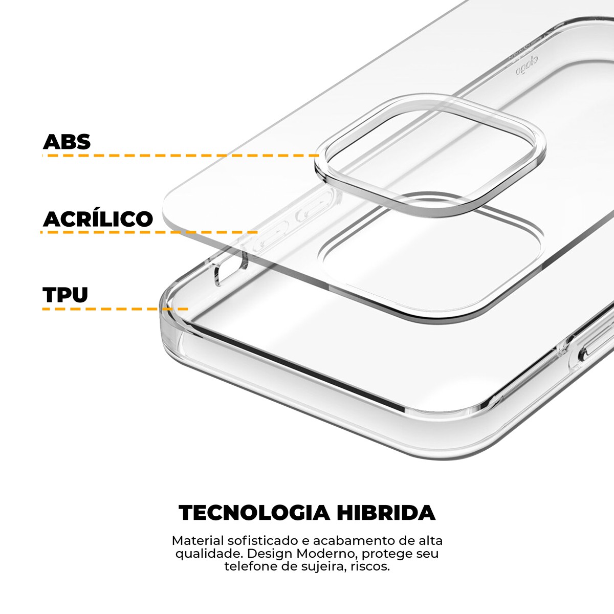 Capa para iPhone 14 - Clear - Gshield