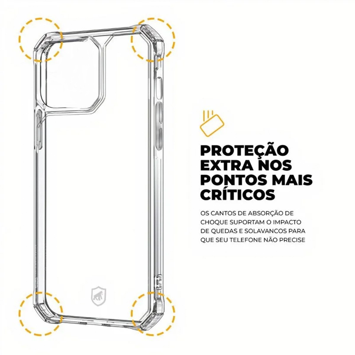 Capa para iPhone 14 Pro Max - Clear Proof - Gshield