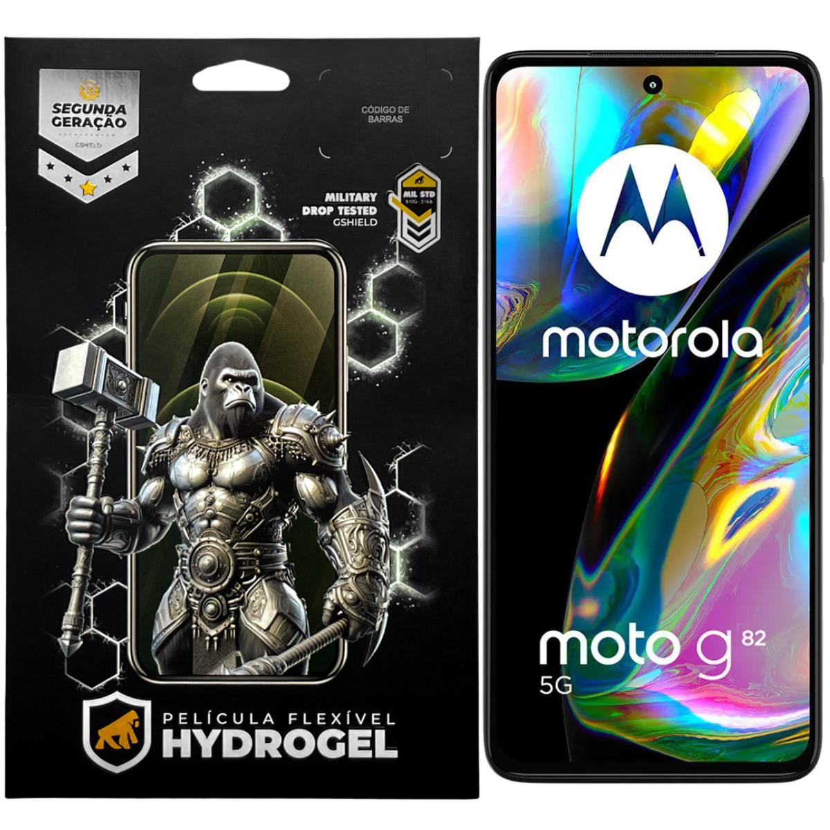 Película para Motorola Moto G82 5G - Hydrogel Gamer Fosca - Gshield