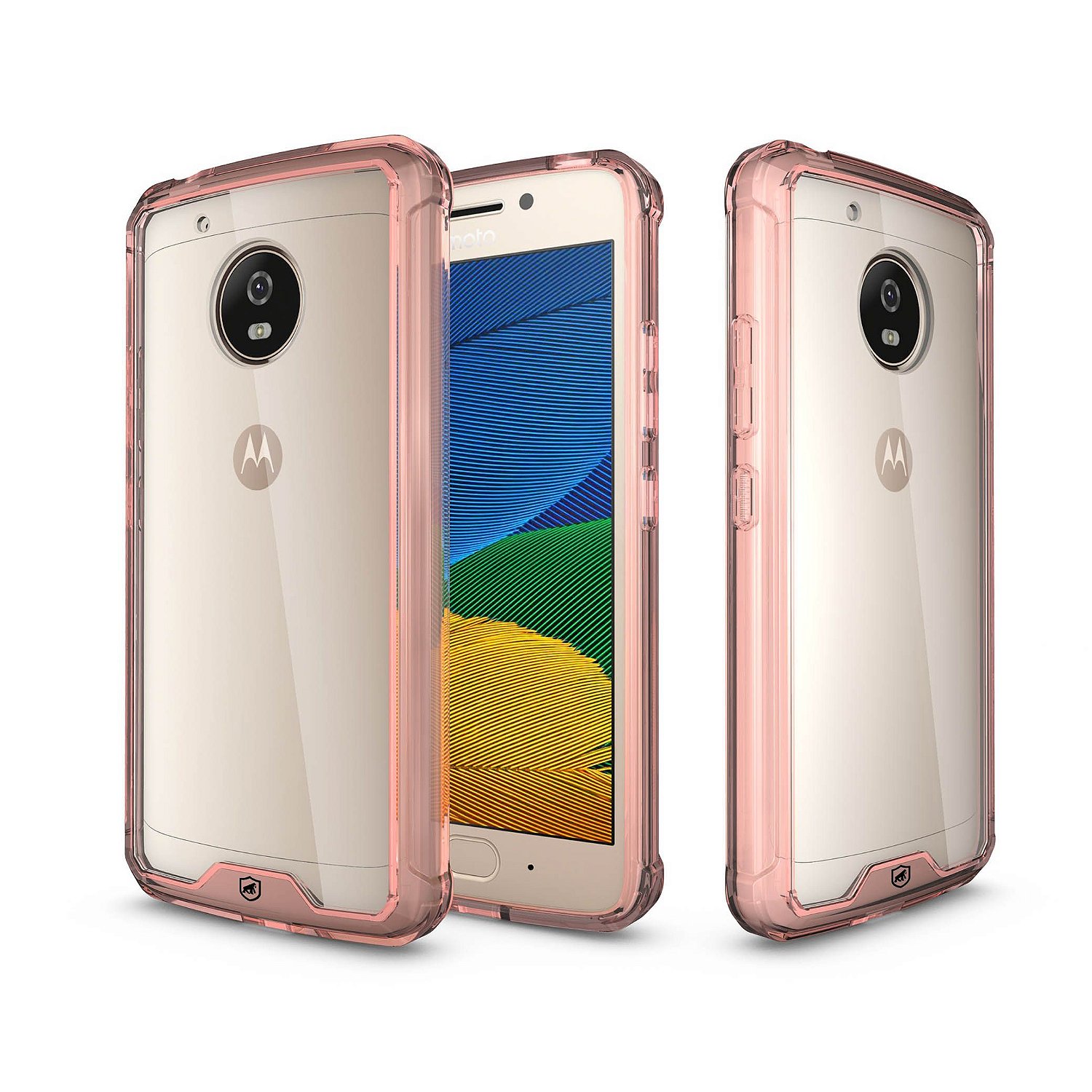Capa para Motorola Moto G5 Plus - Ultra Slim Air Rosa - Gshield - foto 2