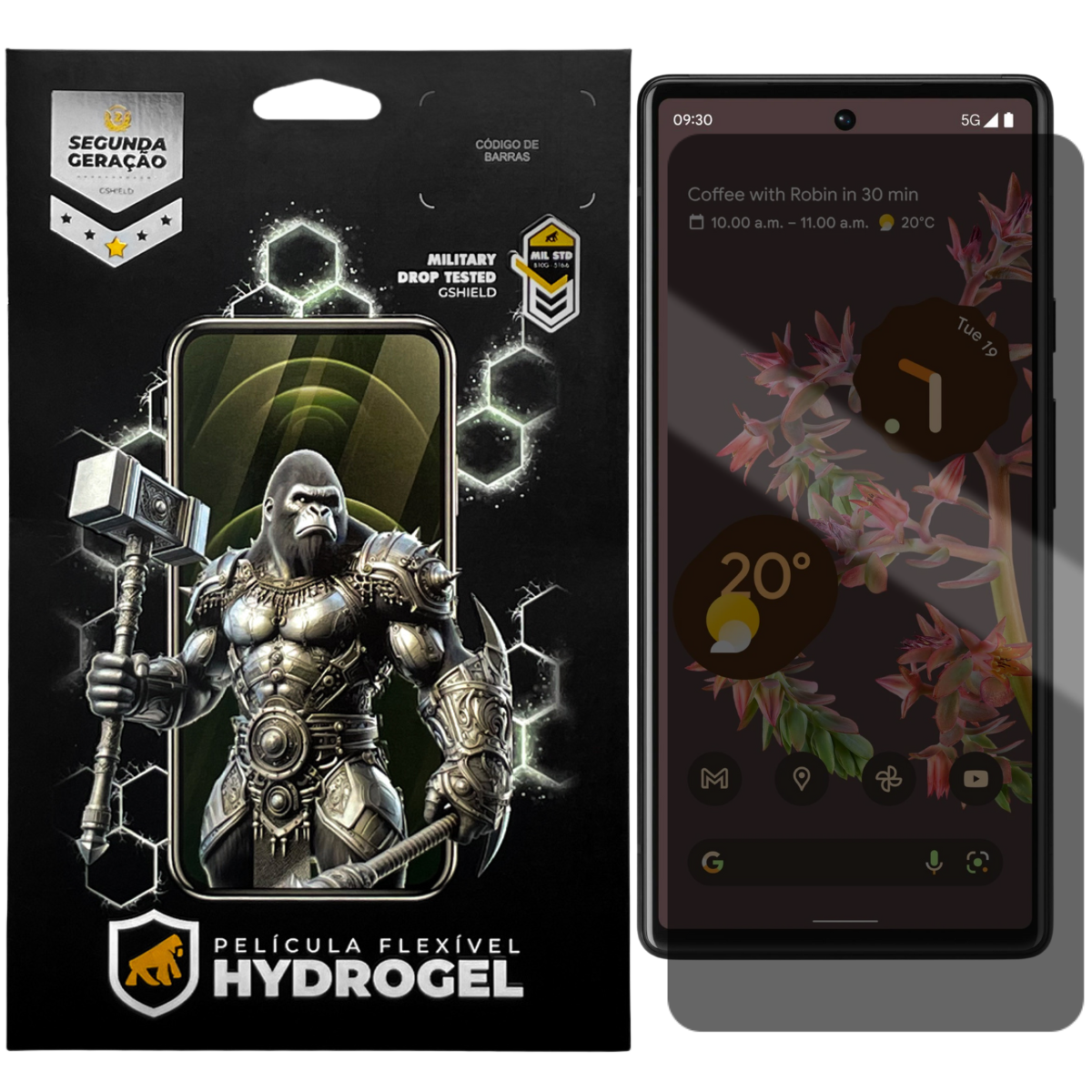 Película para Google Pixel 6 - Privacidade Hydrogel - Gshield