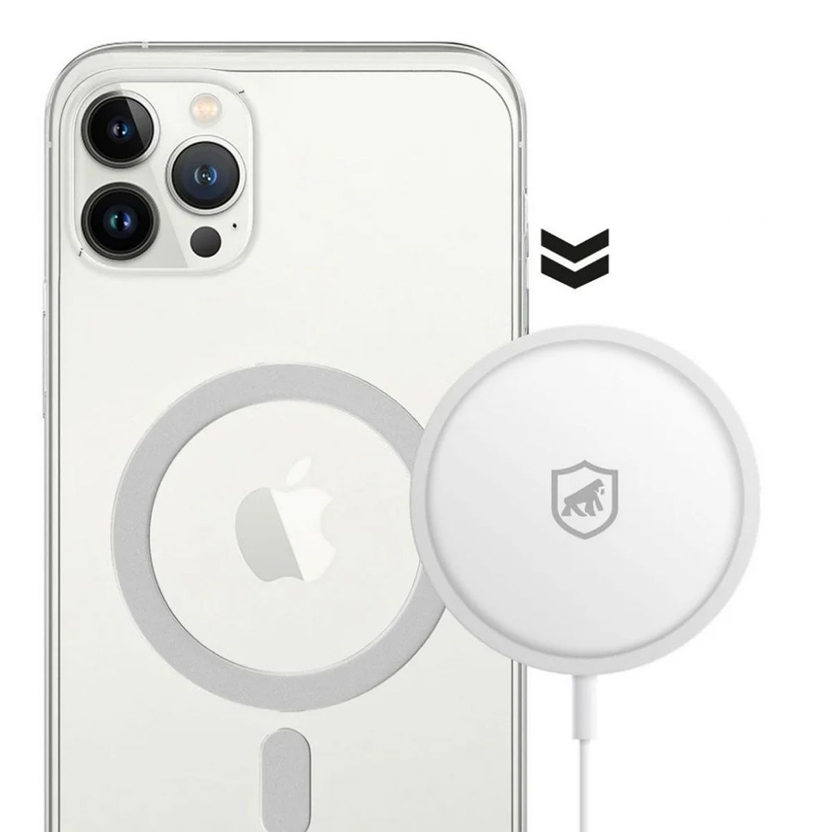 Kit Magsafe - Carregador e Capa para iPhone 13 Pro Max - Gshield - foto 2