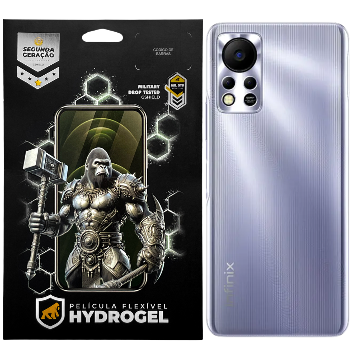 Película para Infinix Hot 11S - Traseira Hydrogel HD - Gshield