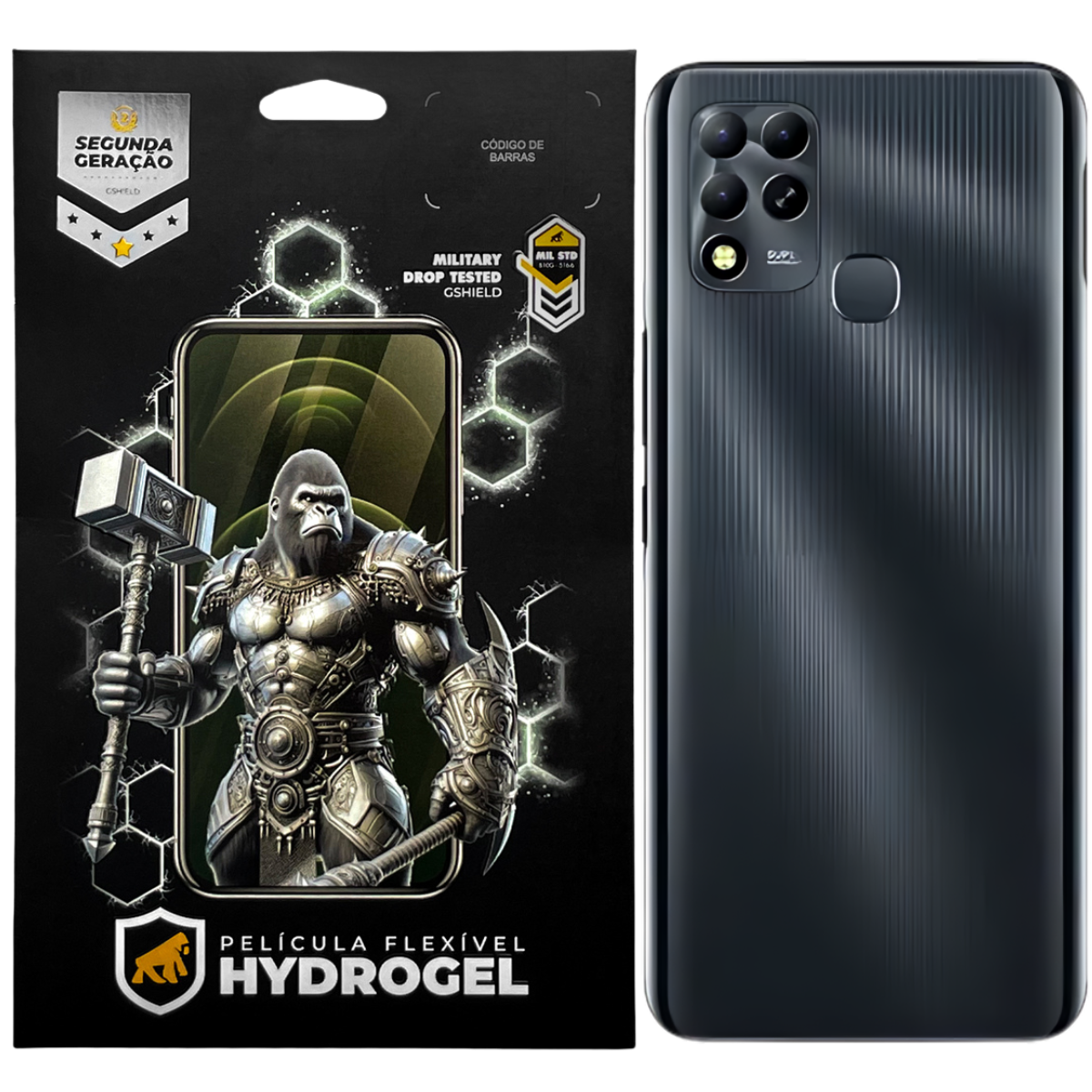 Película para Infinix Hot 11 (X689F) - Traseira Hydrogel HD - Gshield