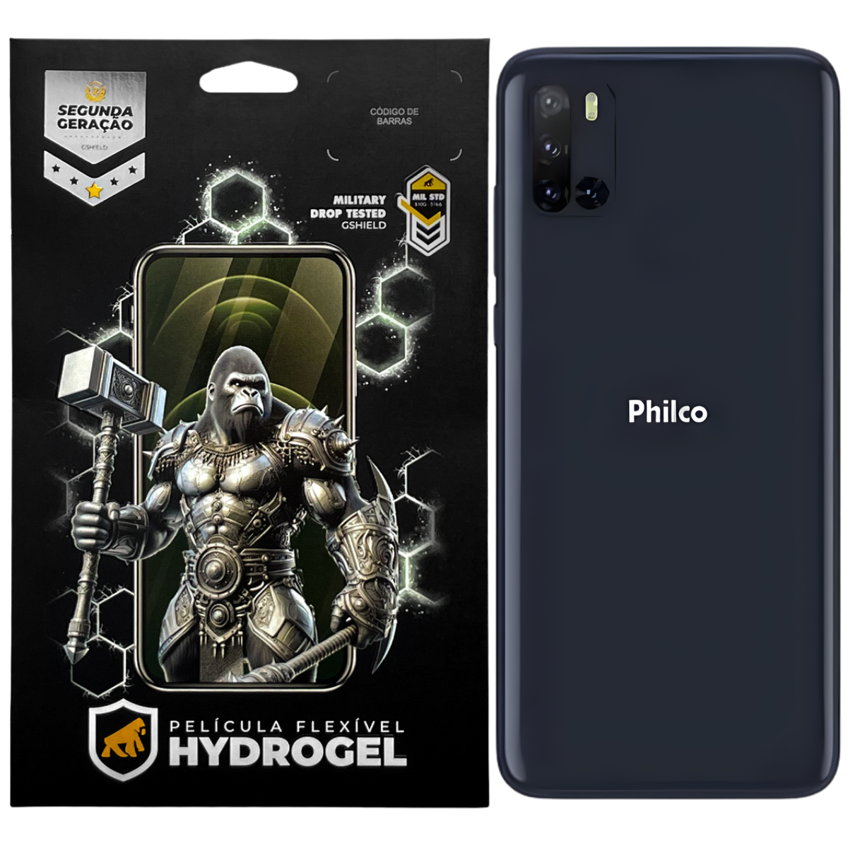 Película para Philco Hit P13 - Traseira Hydrogel HD - Gshield