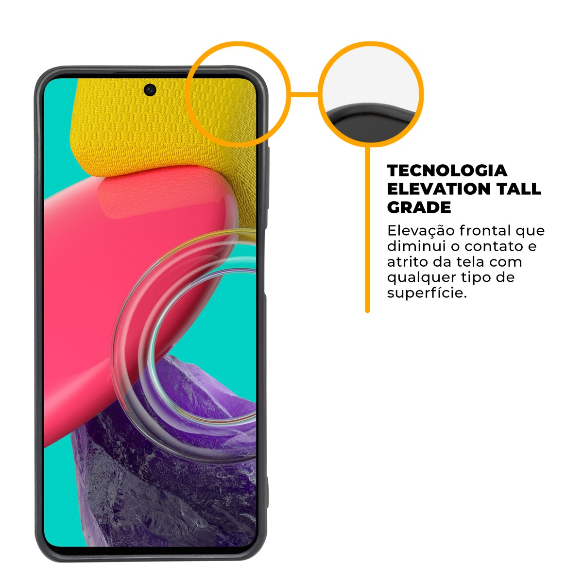 Capa para Samsung Galaxy M53 5G - Dinamic Cam Protection - Gshield