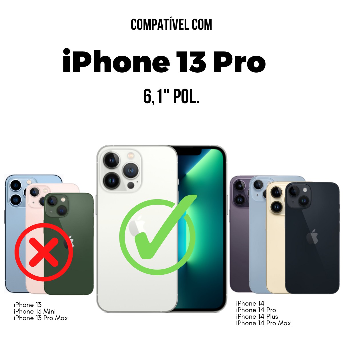 Película para iPhone 13 Pro - Traseira de Fibra de Carbono - Gshield