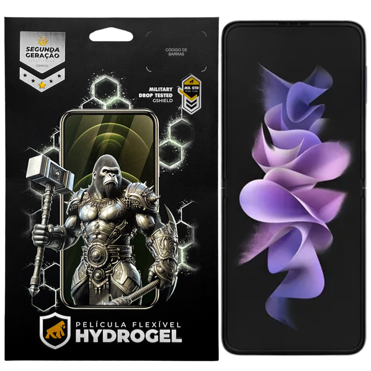 Película para Samsung Galaxy Z Flip 3 - Hydrogel Gamer Fosca - Gshield