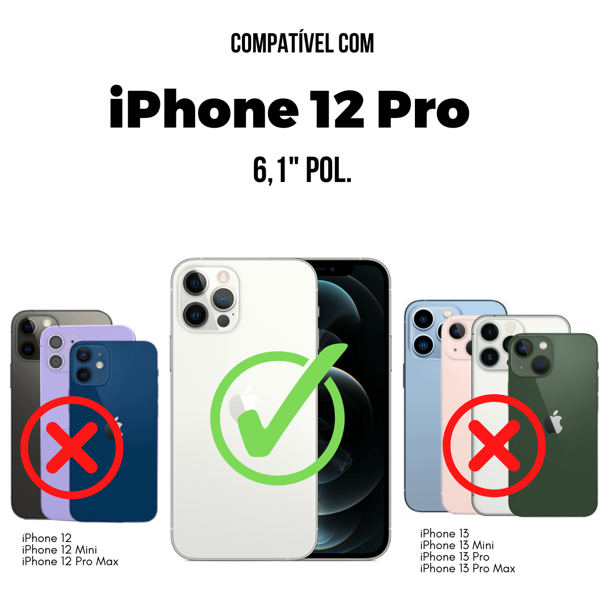 Película para iPhone 12 Pro - Defender Pro Privacidade - Preta - Gshield