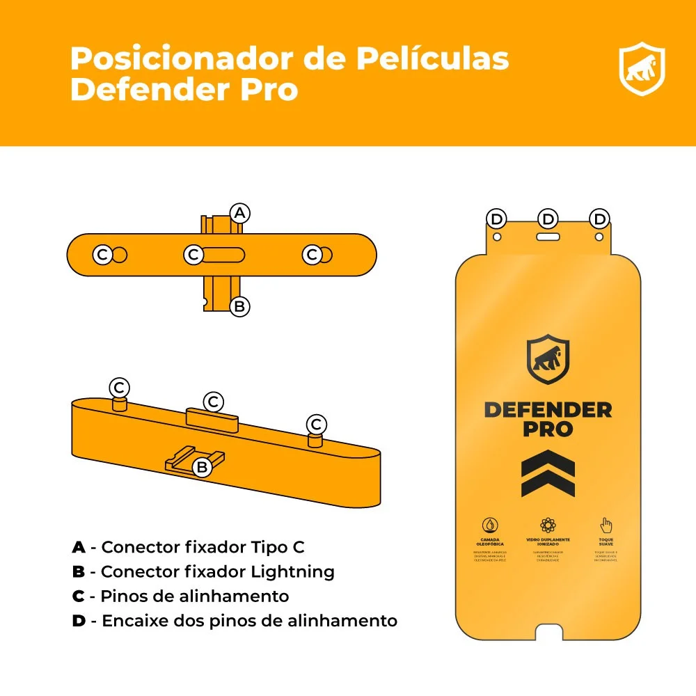 Película para iPhone XR - Defender Pro Privacidade - Preta - Gshield
