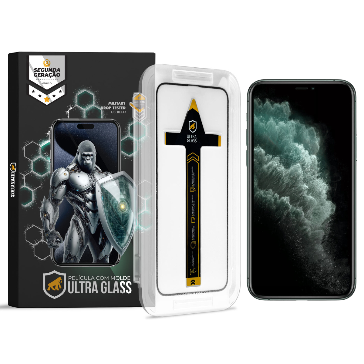 Película para iPhone 11 Pro - Ultra Glass - Preta - Gshield