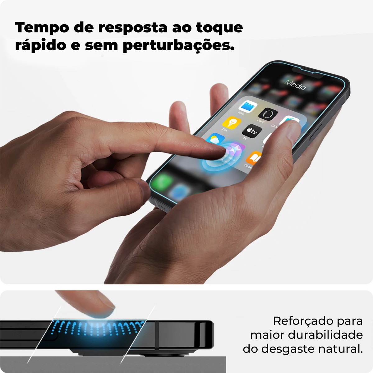 Película para iPhone XR - Ultra Glass - Preta - Gshield