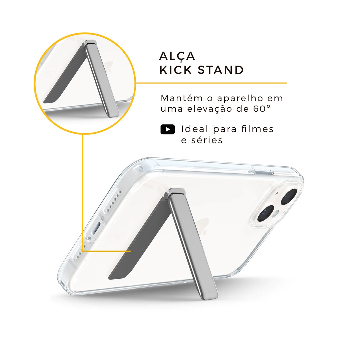 Capa para iPhone 14 Plus - Slim Fit - Transparente - Gshield - foto 5