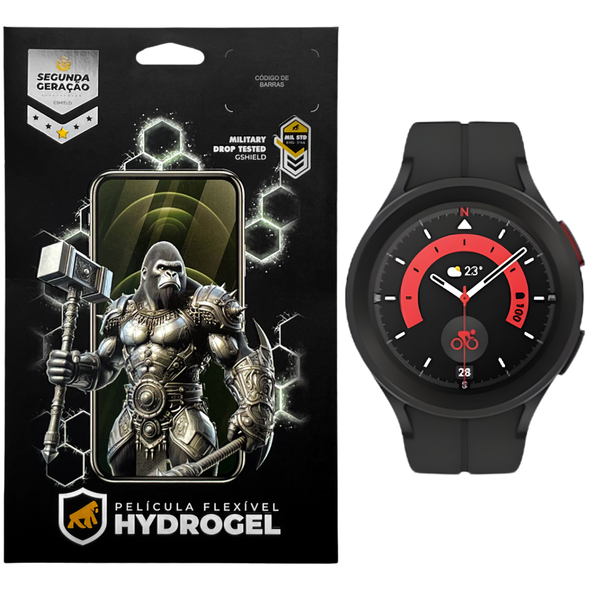 Película para Galaxy Watch 5 Pro - Hydrogel Gamer Fosca - Gshield
