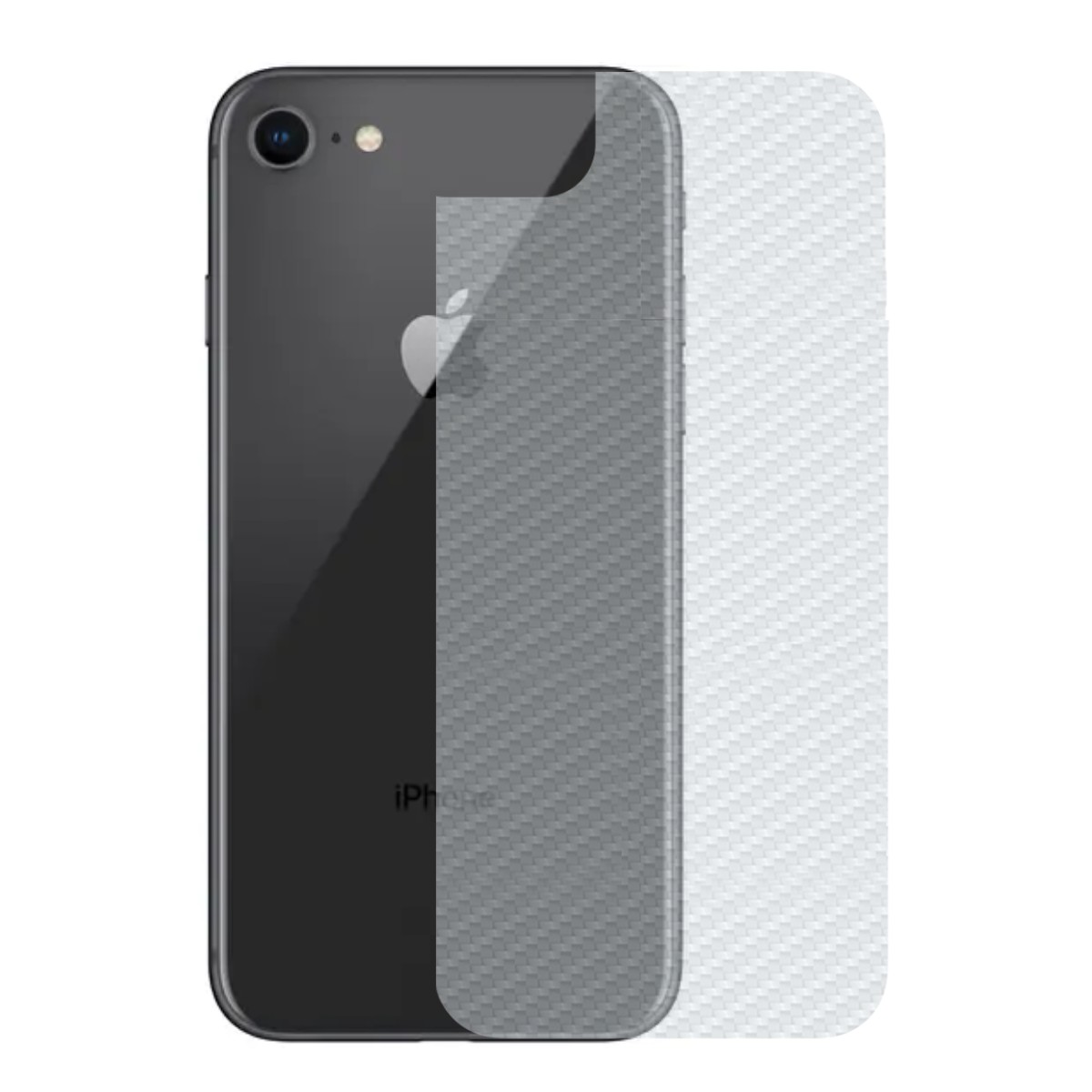 Película para iPhone 7 / 8 / SE 2 / SE 3 - Traseira de Fibra de Carbono - Gshield